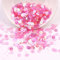 Duories 4000 Pailletten 4 mm Durchmesser,Stickerei Pailletten,Pailletten Basteln Set,Pailetten Kit Paietten Pailletten Basteln Lose Pailletten,für DIY Kunsthandwerk Herstellung,Rosa