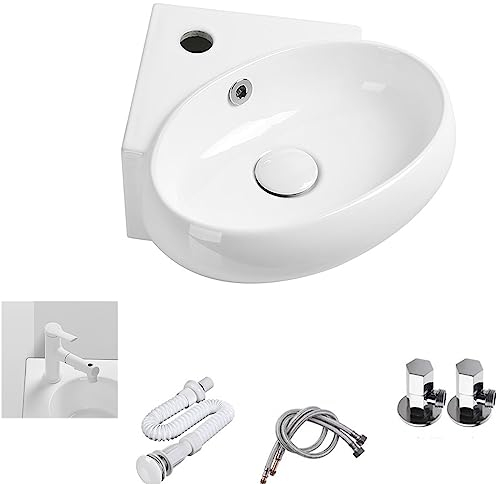 Waschtisch, Badezimmer, Waschbecken, Ecke, Zoll, Schrank, montiert, Wand, schwebend, Waschbecken, Keramik, klein, blau, Kombi, einzeln, Waschtische, Badezimmer, Schränke, billig, Hand, Küche, Wäschere