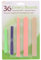 LND Gifts Nail File Set: 36 Nail Files in Assorted Sizes - Ideal for Acrylic and Gel Nails - Emery Boards Multi Pack Emery Boards