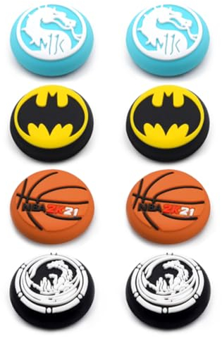JRYXDS Pulgar Switch Tapones para Joystick Funda Silicona, 8 pcs Botones Switch Lite Protector Joystick Switch Thumb Grip Set Agarres para el Pulgar Protector Mando Switch Tapa de Joystick Tapa
