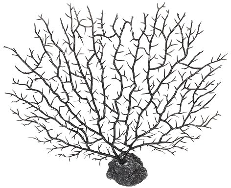 Kisangel Figurine De Plante Aquatique Artificielle Décoration Lifelike pour Aquarium Ornement De Paysage pour Réservoirs Eau Modèle De Moyenne