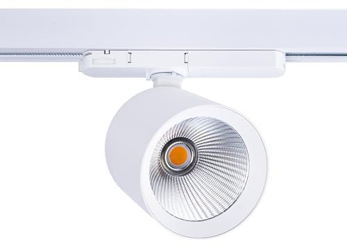 B·LED BARCELONA LED LED-Projektor für dreiphasige Schiene 4000 K - 40 W - CRI 95 - Xitanium-Treiber - Weiß - Neutralweiß