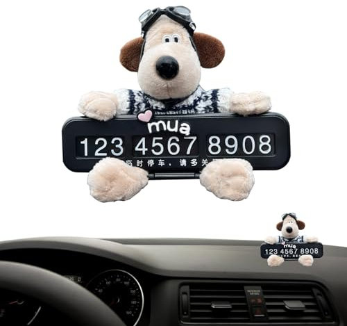 Kfz-Parkzeichen, Telefonnummer des temporären Parkplatzes - temporäre Karte für Parkplatz-Kennzeichen, Nummernschild für Fahrzeugparkplätze