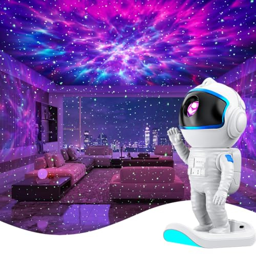 Star Projector, Galaxy Projector for Bedroom, Nebula Starry Night Light Projector for Gaming Room, Home Theater, Ceiling, Room Decor, Gift for Kids Adults Christmas, Birthdays, Valentine's Day