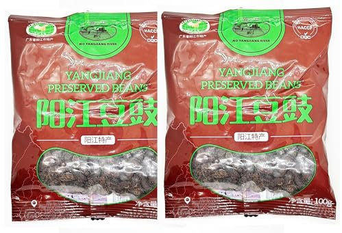 Yang Jiang Salted Black Beans Preserved Black Beans 200g (2 * 100g)