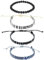 Mabor 4 Stück Freundschaftsarmbänder, Stoffarmband Damen Surfer Armband Herren Festival Armbänder Stoff Geflochtene Armband Stoff Verstellbares Surferarmband Surferarmband Damen Herren