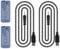 ThaRigwig SNAP-TAIN A10 Mini Drone Official Replacement Batteries with Charger Toy Drone Parts 2x A10 Mini Drone Batteries, 380mAh, Model HW752035P Drone Battery (Blue)