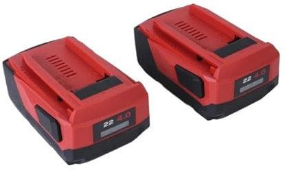 Batterie B22 22 V 4,0 Ah les perceuses-visseuses sans fil compatible avec Hilti 18 V, 21,6 V et 22 V.(2pcs)