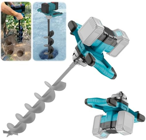 Trapano a batteria per batteria Makita da 18 V, motore senza spazzole da 1200 W, con diametro di 350 mm, per recinzioni, giardini e fondazioni, miscelatori per malta, consegna senza batteria e senza