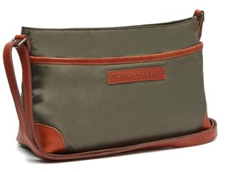 The Chesterfield Brand - Leder Umhängetasche Stahl Grün Nevon
