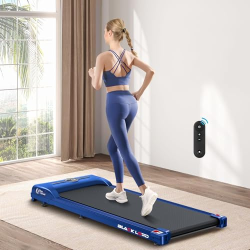 BLACK LORD Laufband, Walking pad 9/12/16 km/h, Laufmattemit/ohne 9% Steigung, unter dem Schreibtisch,tragbar, leise, LED-Display, App, 120/130/140 kg Belastbarkeit, Zuhause und Büro, 2,2/3,0/3,2 PS