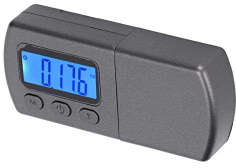 Generic Turntable Stylus Force Tracking Gauge Accurate Adjustment for Record Player MM/MC/MI and Piezoelectric Pickup with Blue LCD Backlight for Easy Reading