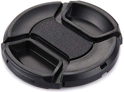 Movoja® [ Objektivschutzdeckel 62mm | Perfekter Fester Halt | Snap-On | Universal-Ersatzkappe | Center Pinch | Kameradeckel | Linsenschutz | Schutz-Kappe | | Objektivschutz | Objektivdeckel | 62mm