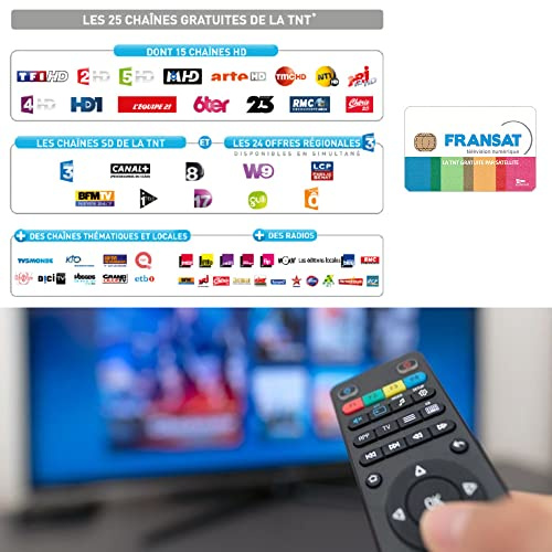 Nikitea Fransat Viewing Card - Black - TV Accessory - Entertainment - Adult