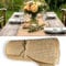 Jute Tischläufer Natur Läufer Juteband Tischband 25cm Breit 80m Läng
