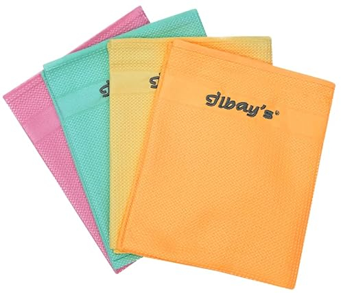 Ilbays Bezler Lot de 4 Chiffons en Microfibre