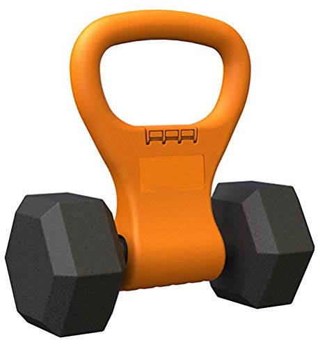 Kettlebell Grip, Adjustable Clamps to Dumbells Portable Grip Travel Fitness Workout Gear for Kettle Gym Weights Bag, Bodybuilding