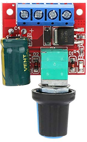 Akozon 5V-28V 5A 90W DC Motor Speed Control Switch Controller (PWM) Volt Regler LED Dimmer