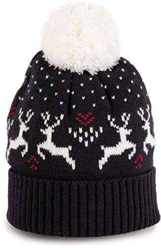 Kariban Weihnachtsmütze Rentiermütze Unisex