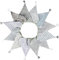 G2PLUS Fabric Bunting Banner with Tassel, 3.3M Double Sided Cotton Tassel Banner with 12 Grey Triangle Pennants, Vintage Cloth Garlands for Nursery Bedroom Playhouse Decoration