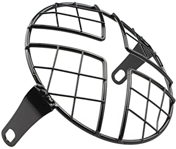 Motorrad Hauptscheinwerfer Schutzgitter,MoreChioce 16cm Runde Scheinwerfer Gitter Motorrad Scheinwerfergitter Abdeckung Scheinwerfer Lampenabdeckung Scheinwerfer Mesh Grill,#B