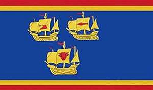 Flagge Nordfriesland 3 Koggen Eiderstedt Fahne 90x150 cm Hissfahne Fahnen mit Ösen