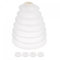 sourcing map Rubber Drill Dust Cover Collector, for Electric Hammer Impact Drill Ash Bowl, Device Tool Accessories, White