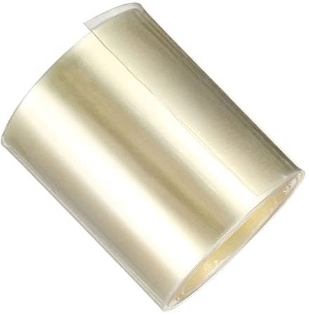 DMiotech 70mm Flat 2m Battery Sleeves PVC Wraps Heat Shrink Tube Insulation Protection for 18650 Battery Pack Clear