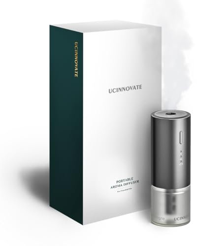 Smart Auto Lufterfrischer - Automatischer ON/OFF Auto Diffusor mit Lüftungsclip, USB Diffusor 3 Modi Konzentration Ultraschall Zerstäuber Aroma Diffuser, Französischer Natürlicher Duft Köln Duft für