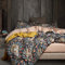 Nyescasa Bohemian Bettwäsche 135x200cm 2 Teilig Boho Bettwäsche-Set Renforce Vintage Blumen Muster Wendebettwäsche Weich Mikrofaser Bettbezug mit Reißverschluss und Kissenbezug 80x80cm Einzelbett