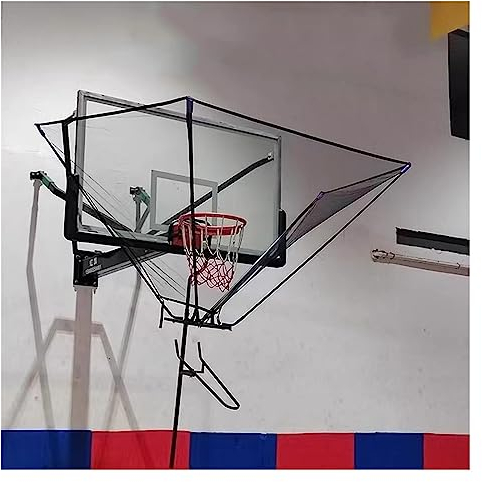 Basketball Rebounder Basketball Wurftrainer Innen Draußen Basketballkörbe Rebounder Netz, Hängend Ballrückgabe Basketball Schießen Off Hand Trainer, Basketball-Übungsaufsatz Für Effizientes Schusstrai