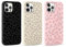 Yoedge 3 Stück Handyhülle für iPhone 12 / iPhone 12 Pro Hülle 6,1,Leopard Muster Design Frauen Mädchen Aesthetic Handyhülle Dünn Weich Schlanke Silikon TPU Flexible Stoßfest Schutzhülle für iPhone 12