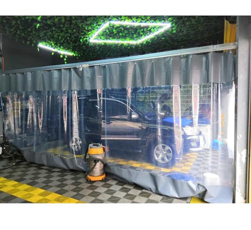 Sonakia Panneaux Latéraux Transparents Gazebo, Rideaux De Bâche Clairs Extérieur, Panneaux Latéraux De Bâche Imperméable Robuste 0,3mm, Rideaux Latéraux pour Pergola/carport,WxH-1x1.5m/3.3 * 4.9ft