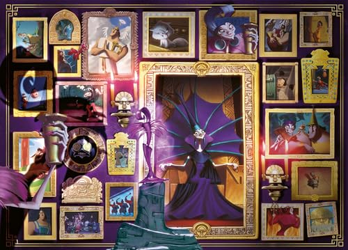 Ravensburger 12000099 - Villainous: Yzma - 1000 pieces jigsaw puzzle – Puzzle for adults and kids age 14 years up, disney jigsaw, disney gifts