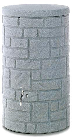 FLORANTIA Regentonne Arcado 230 Liter Granit grau