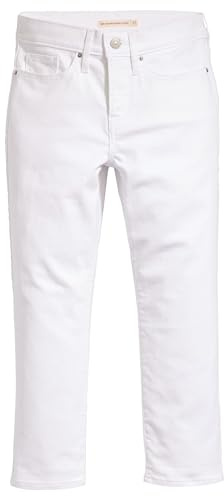 Levi's Damen 311 Shaping SKN Capri 22 Jeans, Soft Clean White,32W