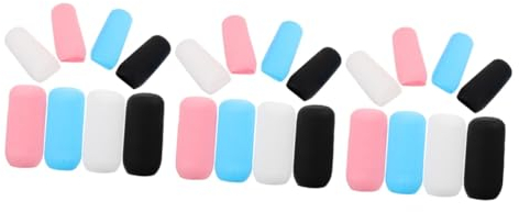 Healeved 24pezzi Maniche Elastiche Per Bottiglie Silicone Coperture Impermeabili Per Shampoo e Lozione Protezione Antiperdita Per Contenitori Diverse Colori