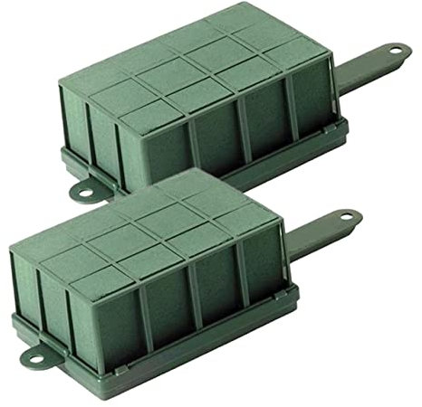 Hohopeti 2stücke Blumenkäfige Mit Steckschwamm Für Frische Blumen Praktische DIY-steckmasse Für Blumenarrangements Langlebig Wasserabsorbierend Und Einfach Zu Verwenden Für Wohn Floristende