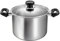 Tescoma 730822 - Olla con tapa de 22 cm de diámetro, 5,5 l, acero inoxidable, línea Brava