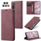 owlhold Funda Samsung Galaxy S22 Plus Carcasa Samsung S22 Plus PU Piel [Tarjetas y Billetera][Soporte Plegable][Cierre Magnético] Antigolpes Libro Carcasa para Samsung Galaxy S22 Plus - Vino Rojo