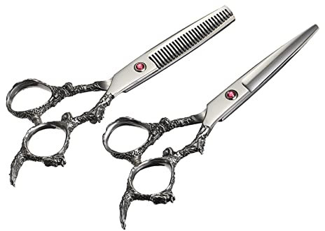 Healvian Edelstahl Friseur Schere Set 2 Stücke Hause Salon Barber Haar Schneiden Schere