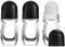 3PCS 50ml Roller Bottles for Essential Oils, Empty Roller Ball Bottles with Black Caps, Refillable Roll-On Bottle for Aromatherapy, Perfume, and DIY Blends