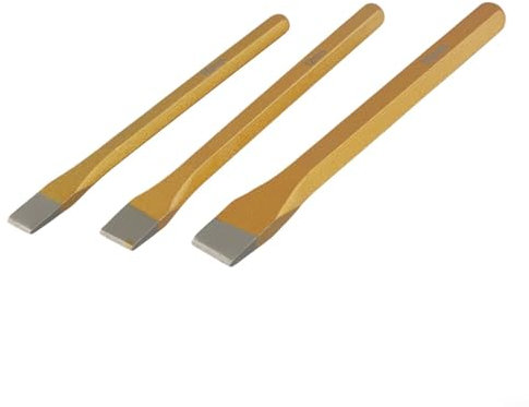 Kit de cinceles de grado profesional de 3 piezas para dividir piedras eficazmente en proyectos de construcción