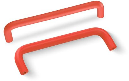 SPDYCESS 4 Pièces Poignée de Meuble en Aluminium 128mm Poignees de Portes pour Placards avec Vis Boutons Tiroir pour Armoire Cuisine