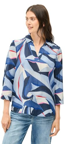 Cecil Damen Lange Hemdbluse mit Print