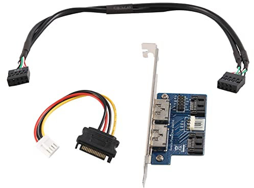 Kueohse Doppel Anschluss Sata Zu 5V 12V Strom Versorgung Über Esata USB Anschluss Adapter Konvertieren Erweiterungs Konverter Karte Mit 2,5 3,5 Platte