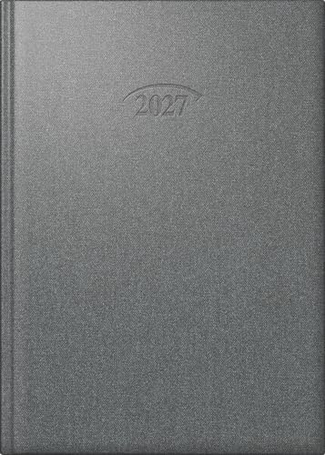 BRUNNEN Buchkalender Mod. 765 2027 | A5, Kunststoff, stratossilber