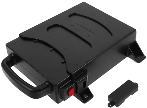 Hemobllo Electric Wheelchair Battery Holder Case Box 16a for Mobility Scooters and Electric Wheelchairs, Sturdy Plastic with Side-hanging Design and Pull-out Housing for Accessible Power