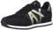 Armani Exchange Retro Running Sneakers, Scarpe da Ginnastica Donna, Schwarz Goldfarben, 38 EU