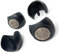 Design61 Filzgleiter 8er Set Stuhlgleiter Bodenschongleiter Ø 24-26 mm Silencer Möbelgleiter Klemmschalengleiter mit geräuschdämpfender Filzgleitfläche